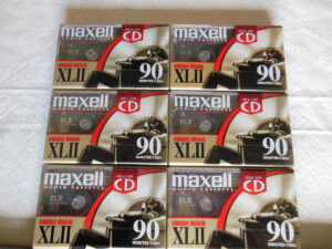 Maxell XLII Cassette Tapes 90 min - New