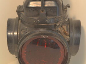 Antique "THE ADLAKE" Non-Sweating Lamp Chicago Railroad Train Switch Lantern