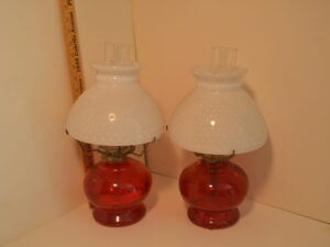 Red Oil Lamp - 2 available