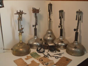 Antique Gas Lamps 5 total