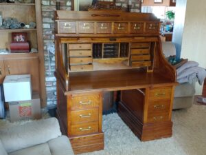 Southern Pacific Railroad Roll-up-Desk