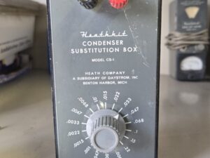 Heathkit CS-1 Condenser Substitution Box.